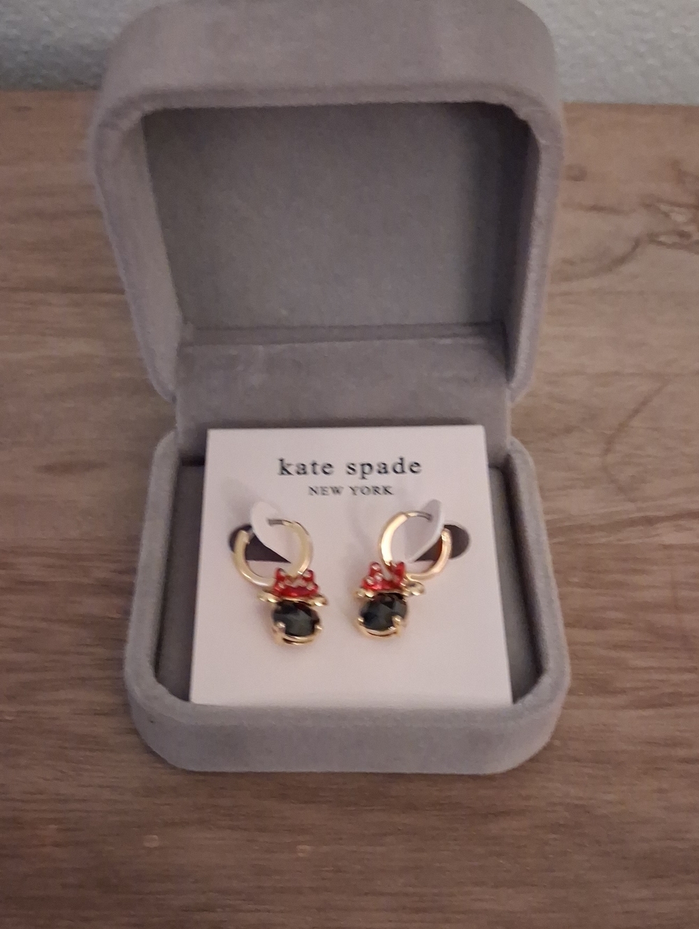kate spade Disney Minnie Mouse Drop Earrings